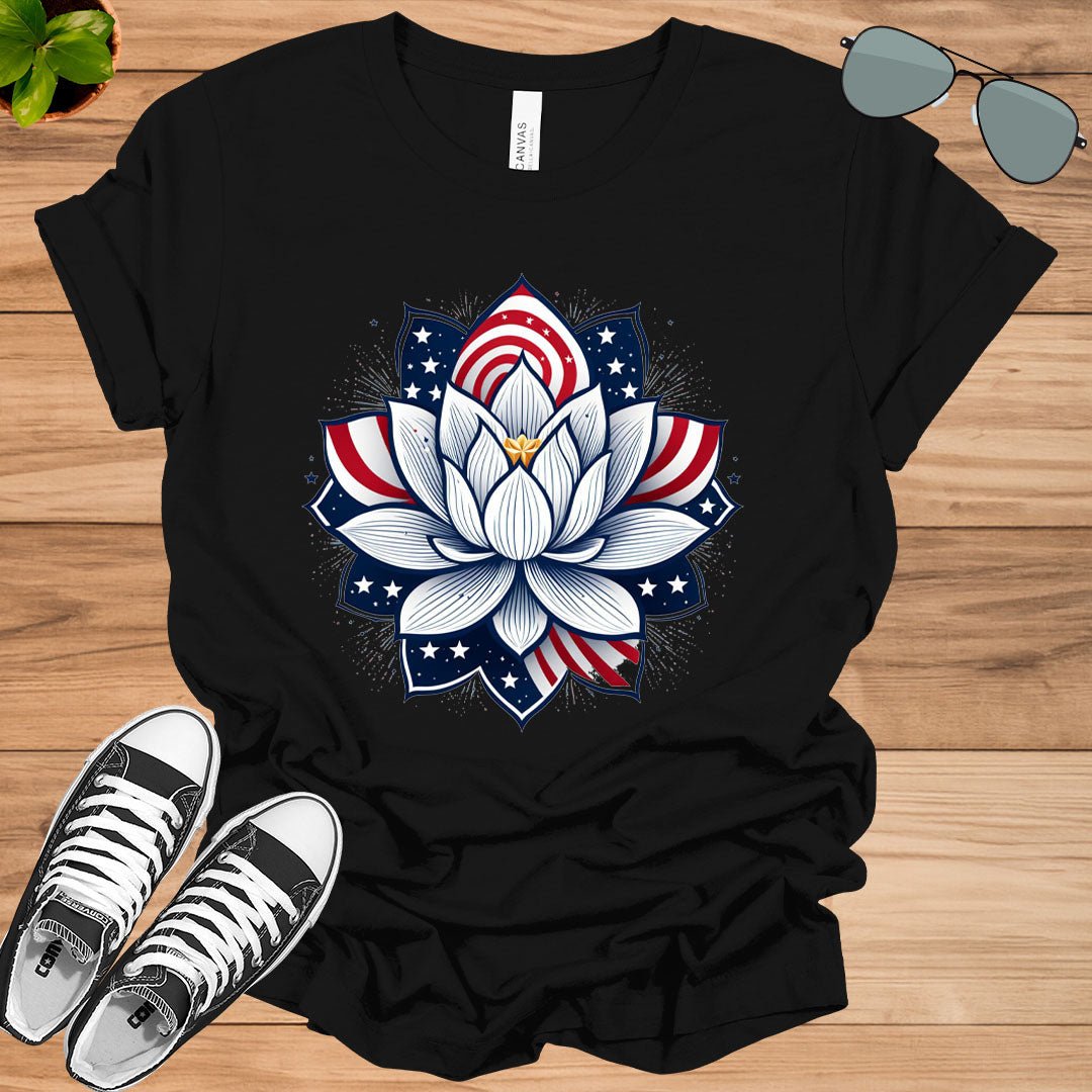 Lotus For Potus Shirt Vintage, Harris Shirt, Kamala Harris Shirt, Harris 2024, Kamala 2024 Shirts, 2024 Election, Vote For Harris, USA Flag Unisex t - shirt - tee1spread