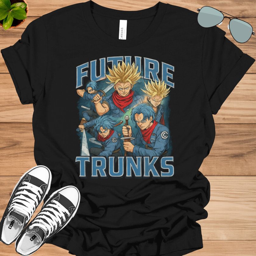 Dragon Ball Future Trunks T-Shirt | Sword-Wielding Saiyan Tee