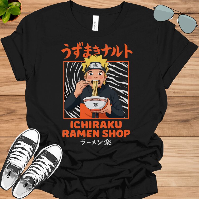 Naruto Ichiraku Ramen Shop T-Shirt | Anime Japanese Streetwear Tee