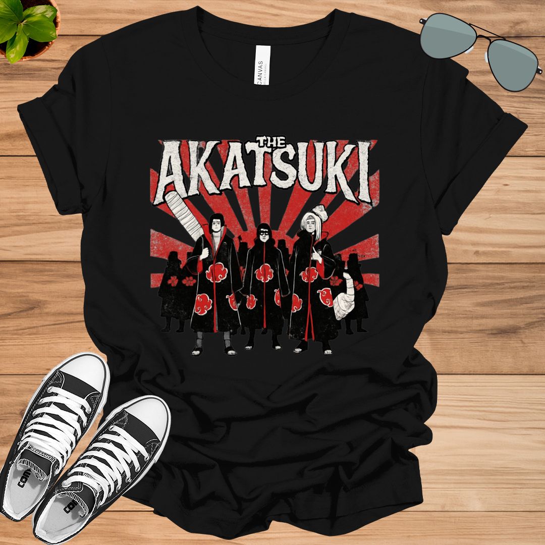 Naruto Shippuden The Akatsuki Cloud Symbol T-Shirt