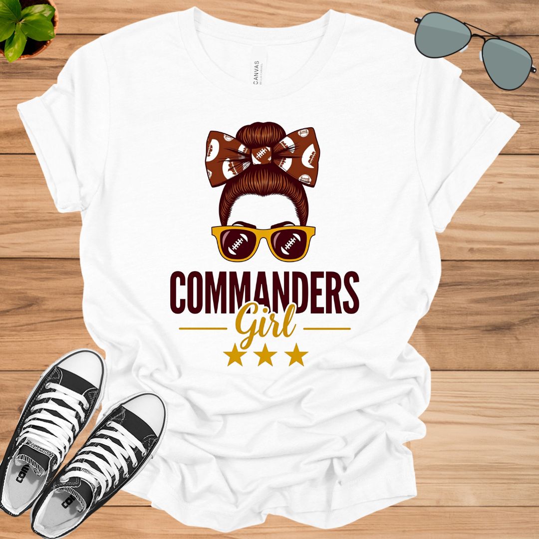 Commanders girl, Fan Football, Family Football Commanders woman Unisex t-shirt