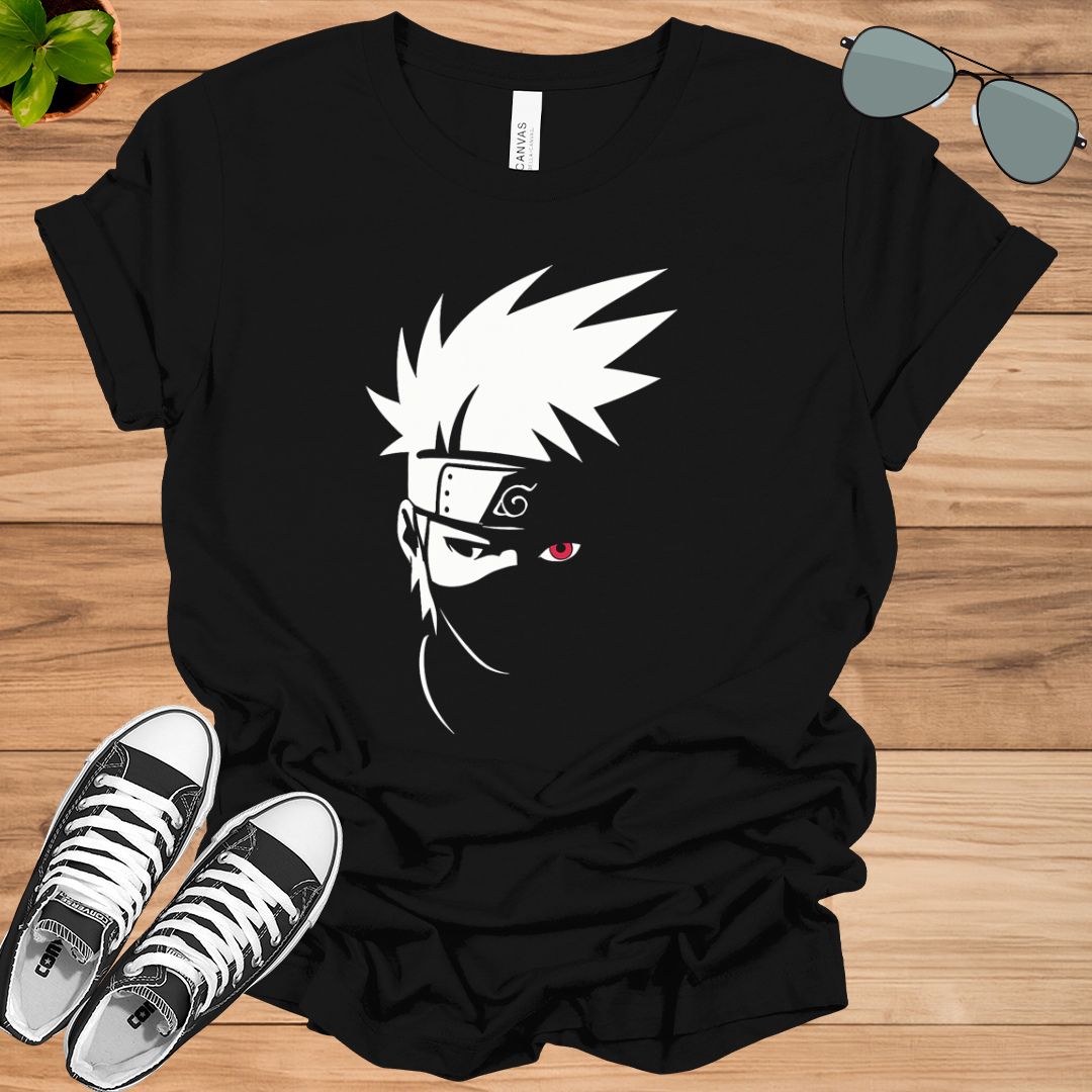 Naruto Shippuden Kakashi Head Anime T-Shirt