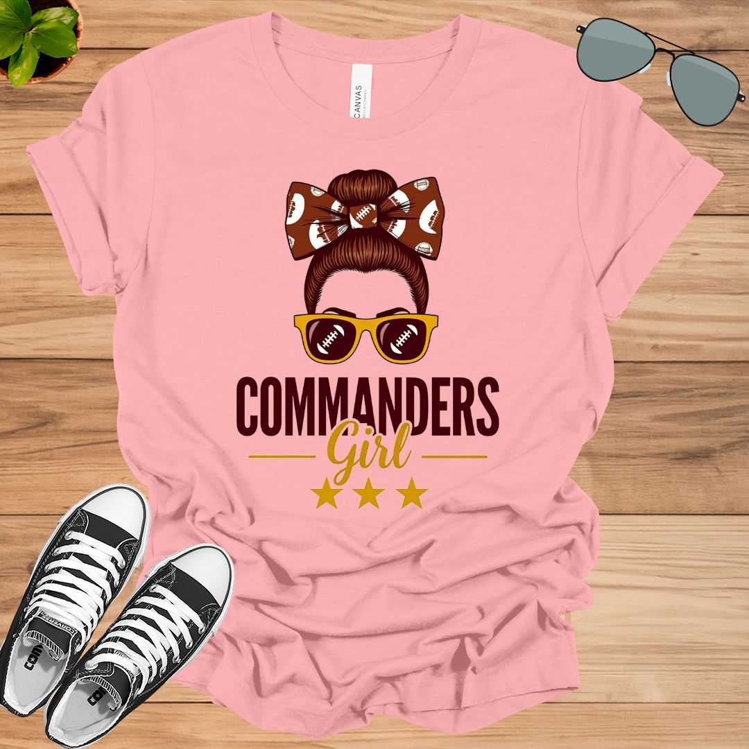 Commanders girl, Fan Football, Family Football Commanders woman Unisex t-shirt