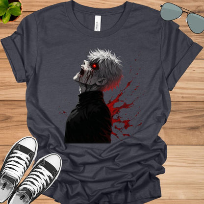 Tokyo Ghoul Ken Kaneki T-Shirt | Unisex Washed Anime Graphic Tee