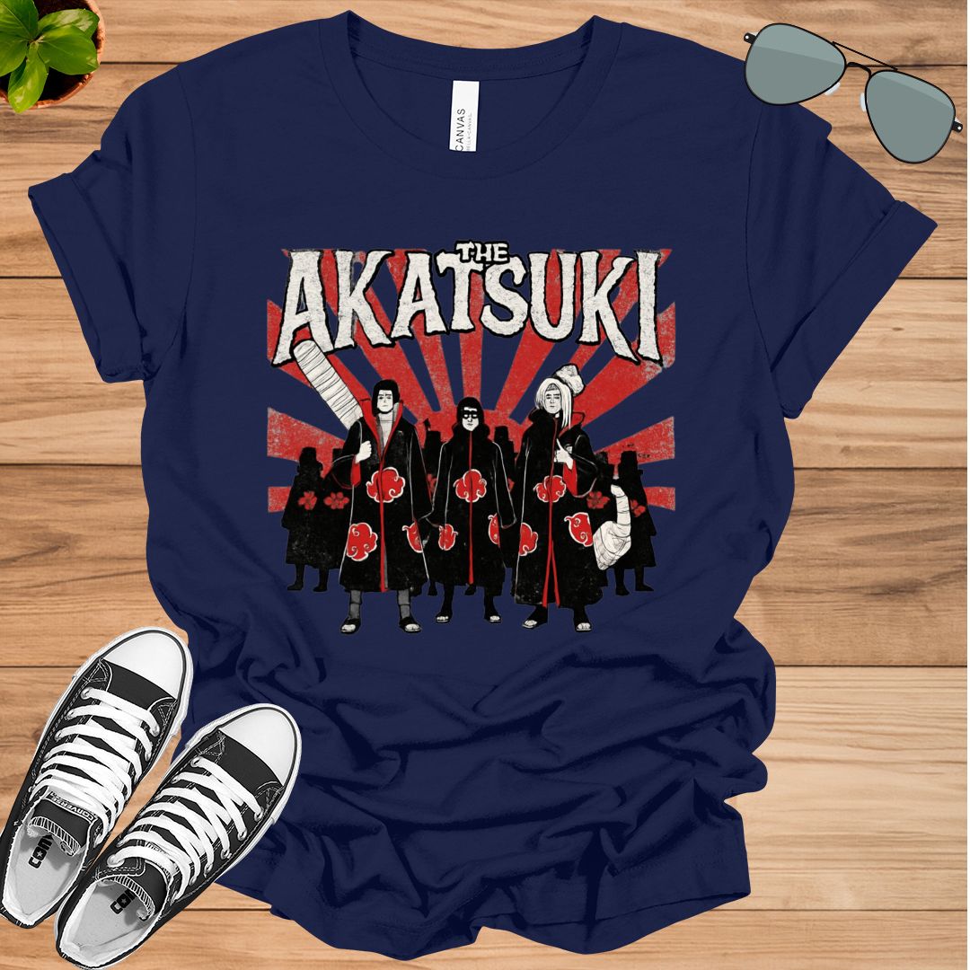 Naruto Shippuden The Akatsuki Cloud Symbol T-Shirt