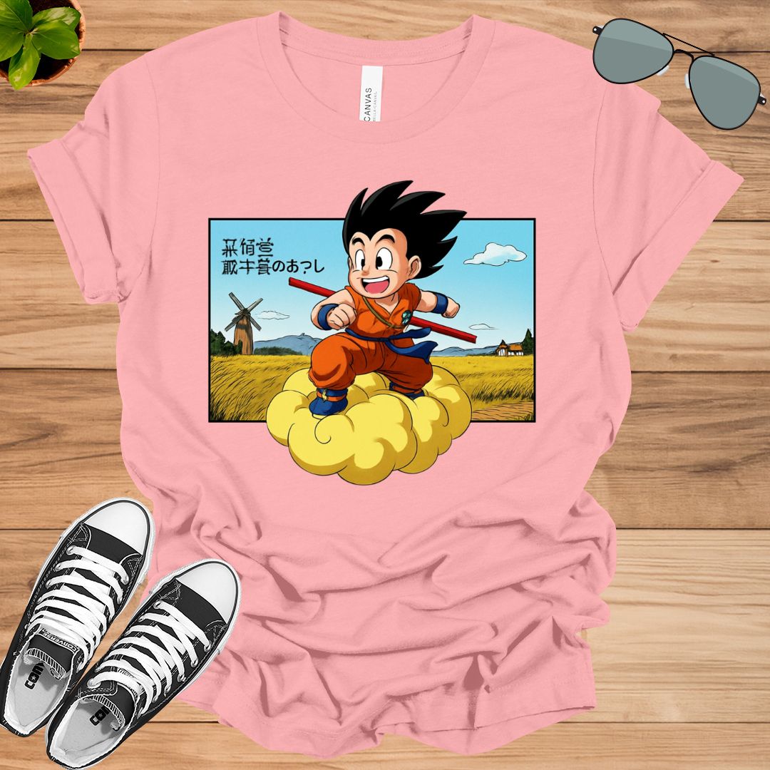 Cute Goku T-Shirt | Dragon Ball Anime Graphic Tee