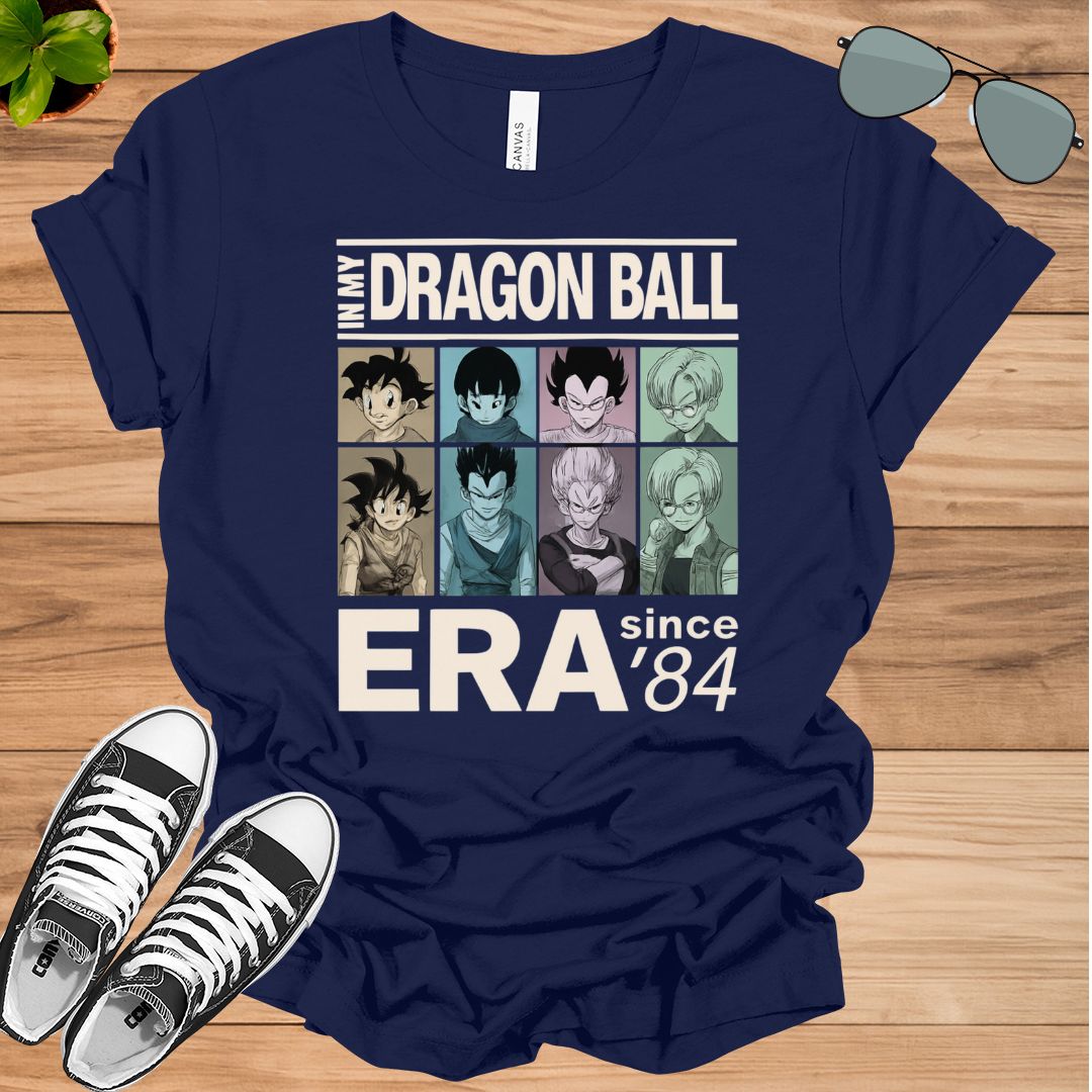 Dragon Ball Era Since 84 T-Shirt | Vintage Anime Graphic Tee for Men &amp; Women