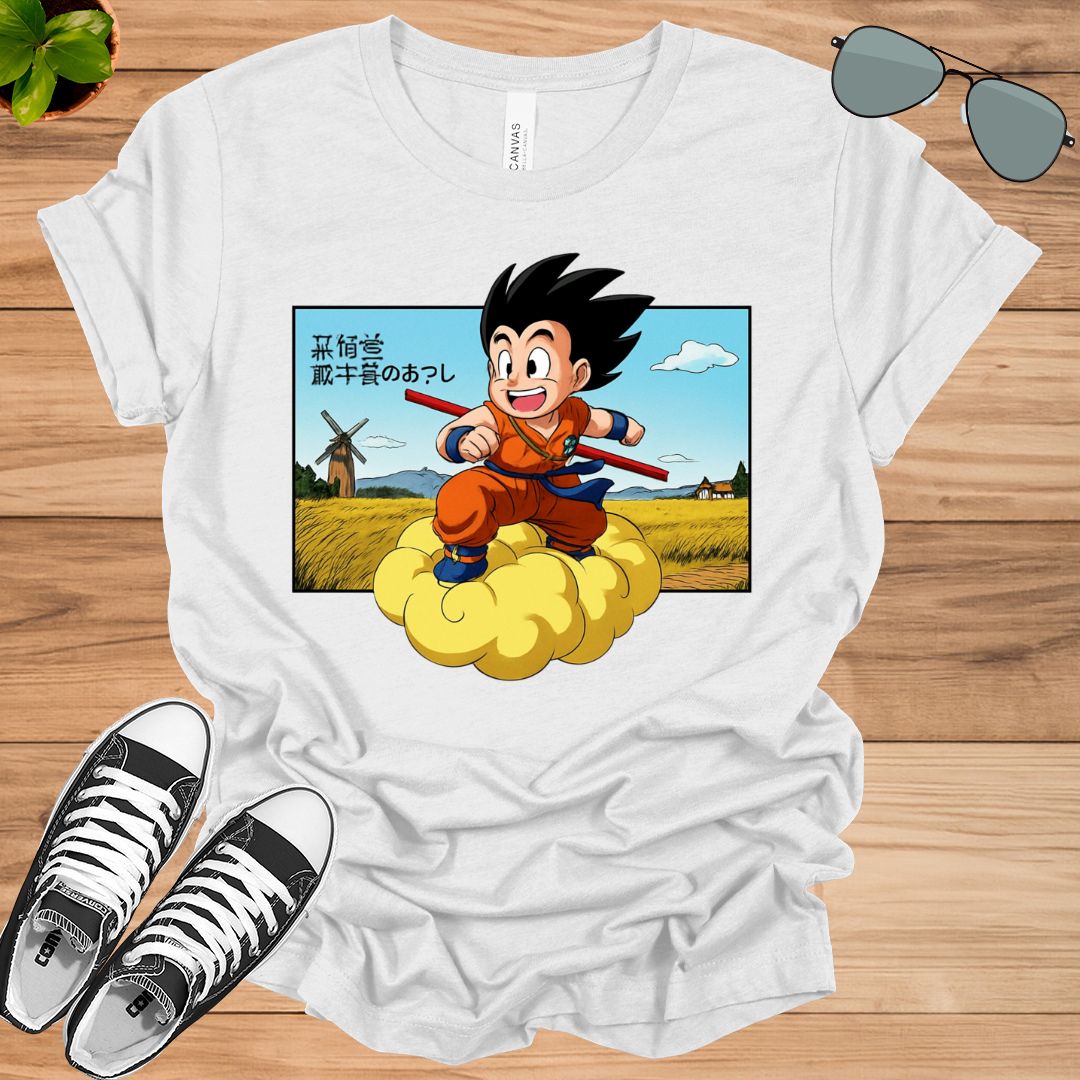 Cute Goku T-Shirt | Dragon Ball Anime Graphic Tee