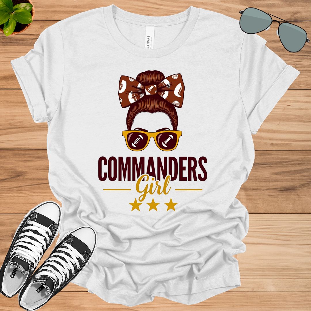 Commanders girl, Fan Football, Family Football Commanders woman Unisex t-shirt