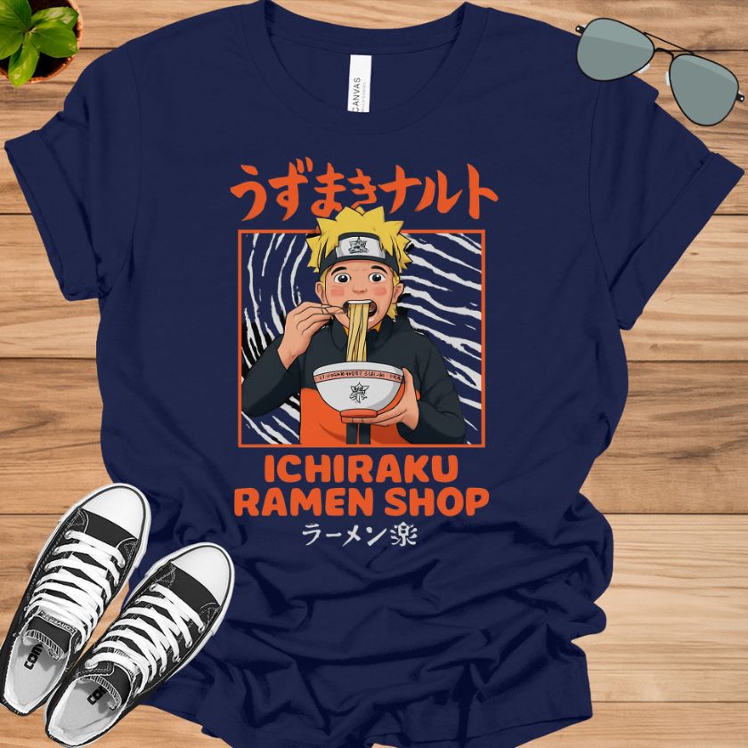 Naruto Ichiraku Ramen Shop T-Shirt | Anime Japanese Streetwear Tee
