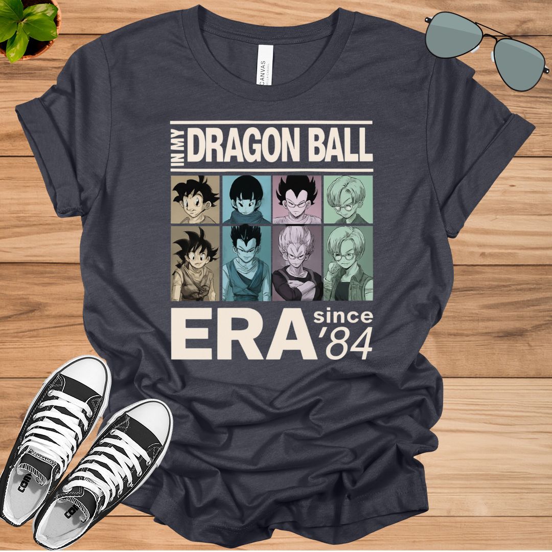 Dragon Ball Era Since 84 T-Shirt | Vintage Anime Graphic Tee for Men & Women