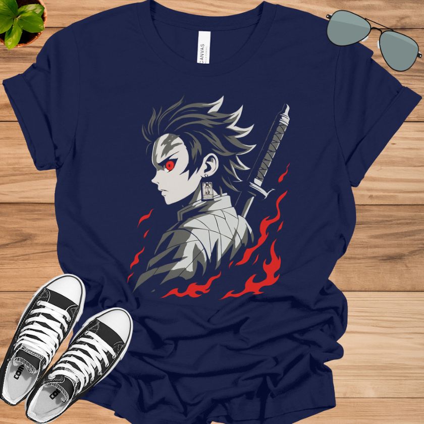 Demon Slayer Washed T-Shirt | Unisex Anime Graphic Tee