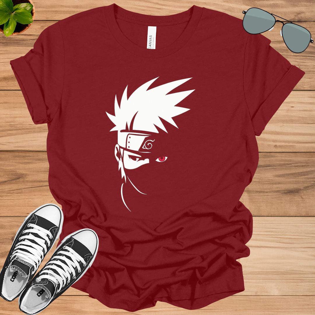 Naruto Shippuden Kakashi Head Anime T-Shirt