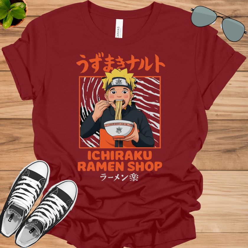 Naruto Ichiraku Ramen Shop T-Shirt | Anime Japanese Streetwear Tee