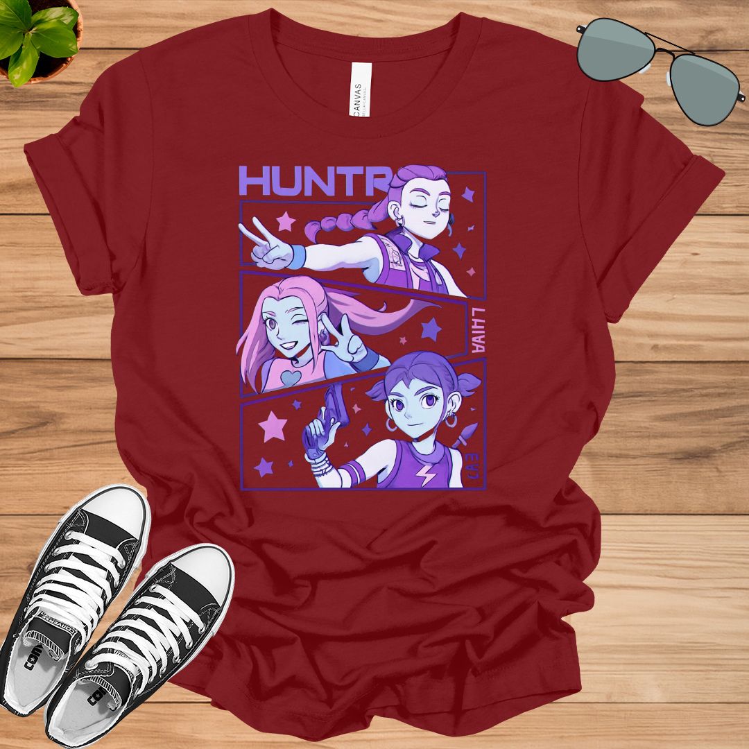 Kpop Demon Hunters Shirt | Huntrix Girl Band Tee