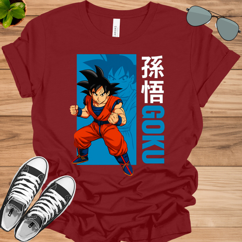 Dragon Ball Goku Kanji Black T-Shirt | Classic Anime Tee