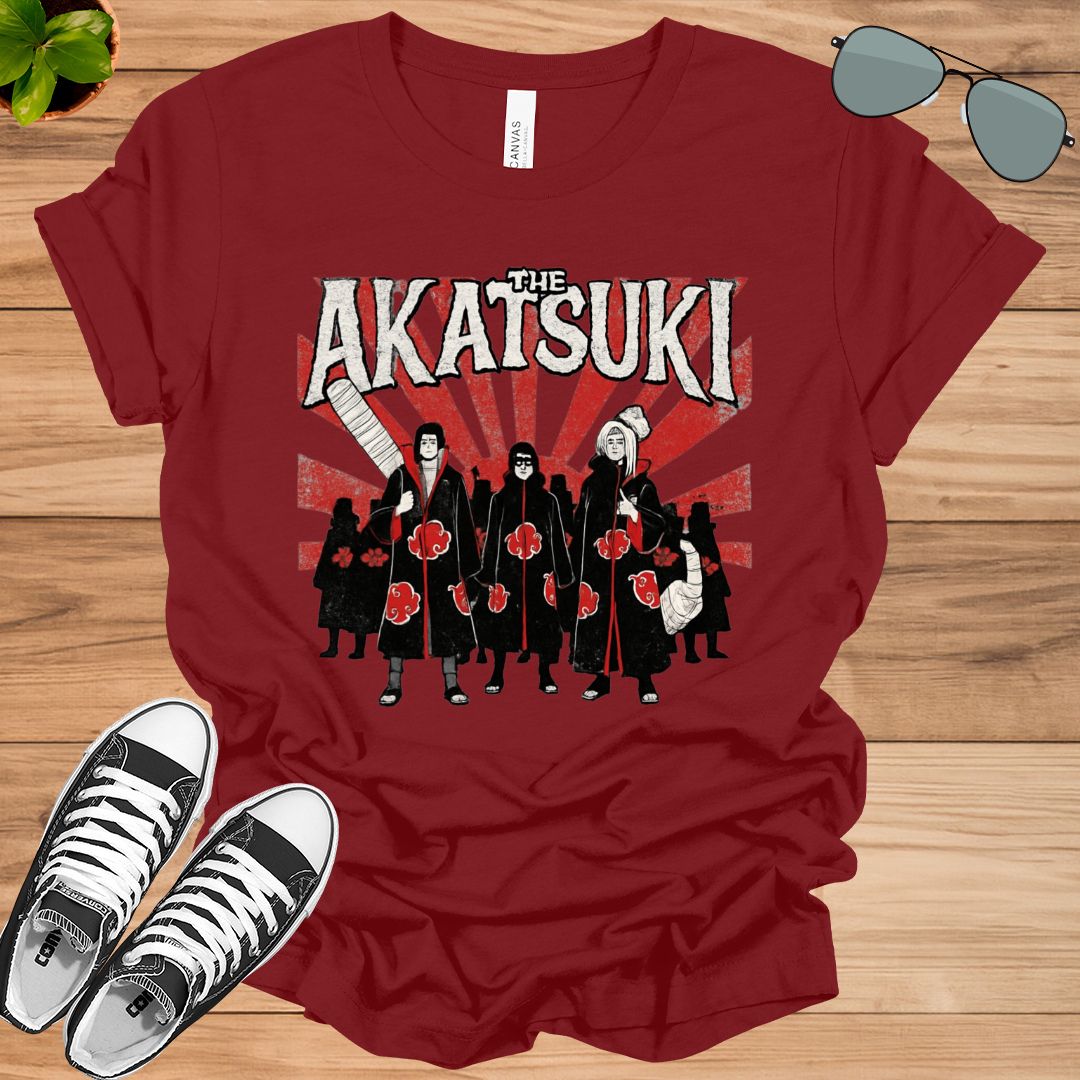 Naruto Shippuden The Akatsuki Cloud Symbol T-Shirt