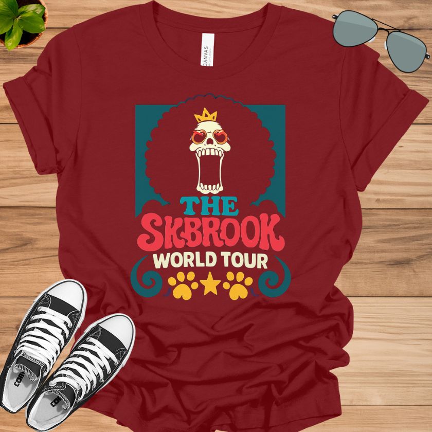 One Piece Soul King Brook T-Shirt | Official World Tour Anime Tee