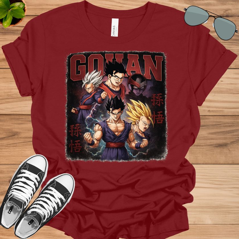Dragon Ball Z Gohan Vintage T-Shirt | Classic Retro Anime Tee