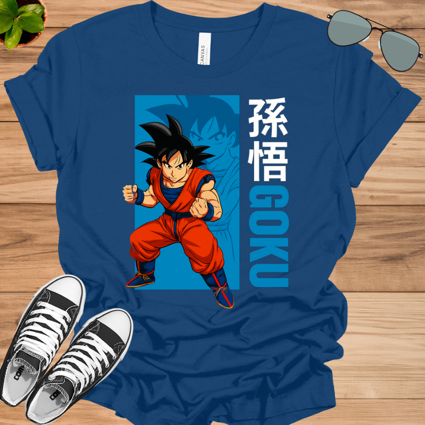 Dragon Ball Goku Kanji Black T-Shirt | Classic Anime Tee
