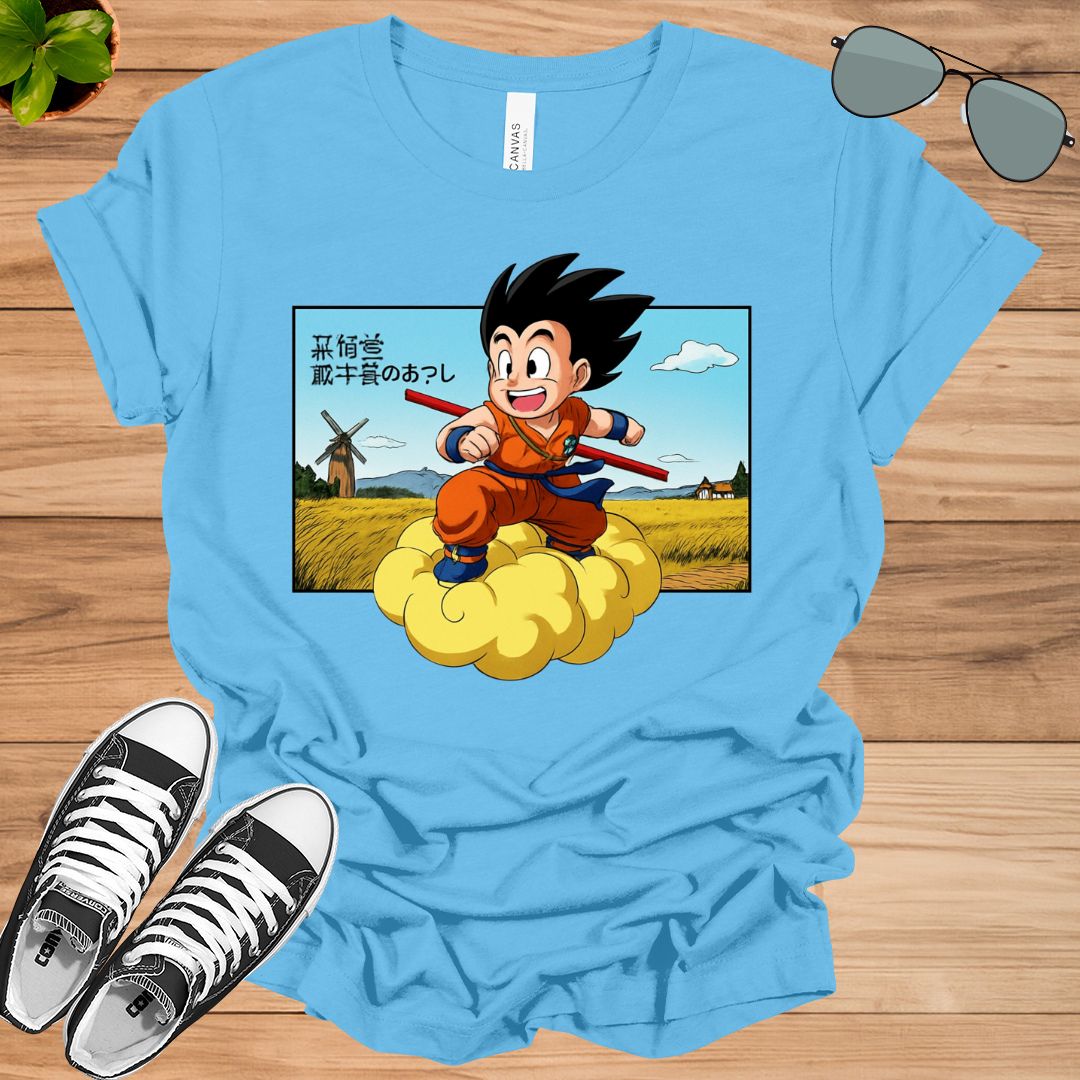 Cute Goku T-Shirt | Dragon Ball Anime Graphic Tee