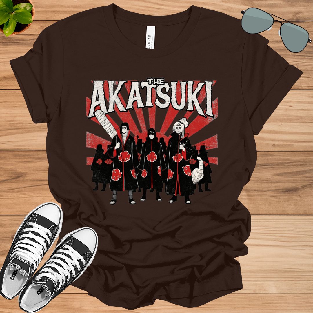 Naruto Shippuden The Akatsuki Cloud Symbol T-Shirt