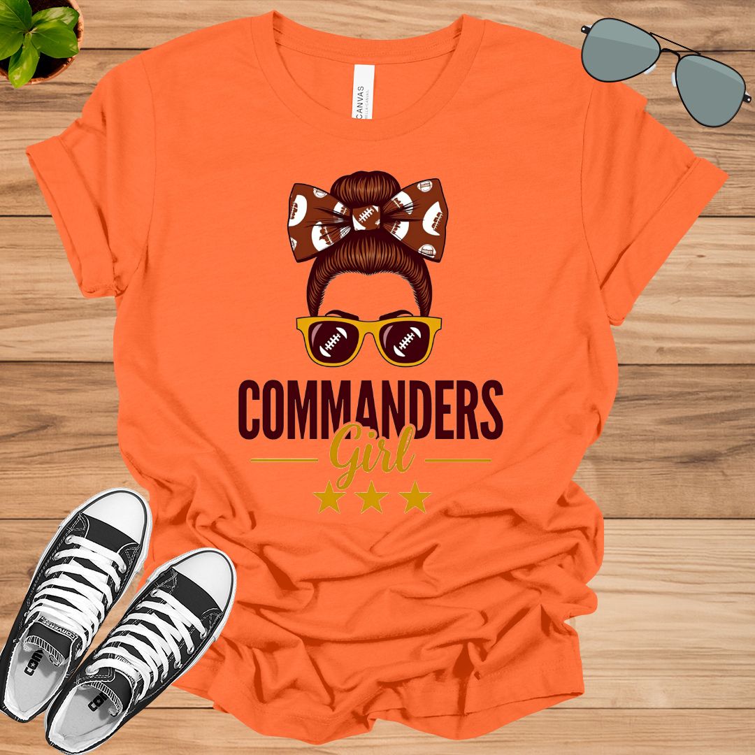 Commanders girl, Fan Football, Family Football Commanders woman Unisex t-shirt