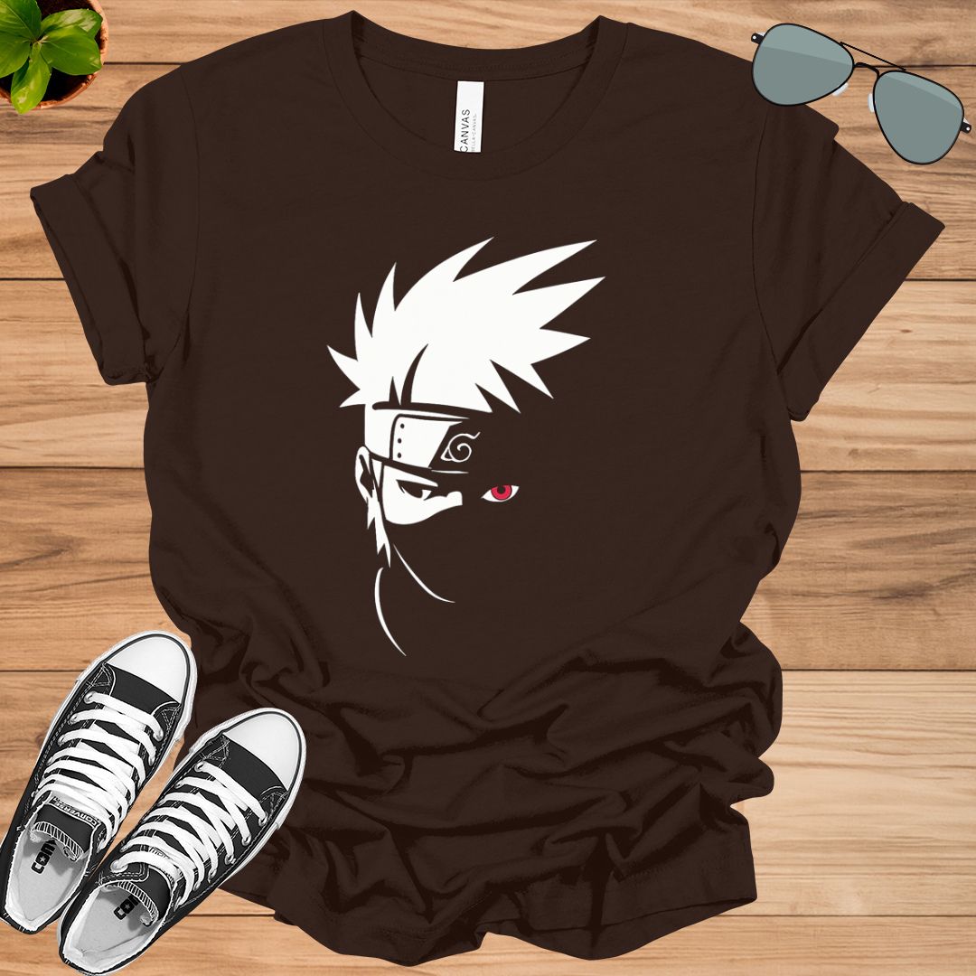 Naruto Shippuden Kakashi Head Anime T-Shirt