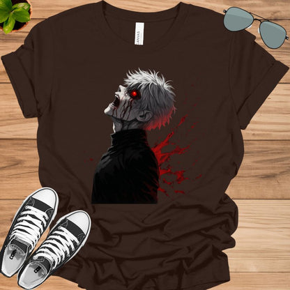 Tokyo Ghoul Ken Kaneki T-Shirt | Unisex Washed Anime Graphic Tee