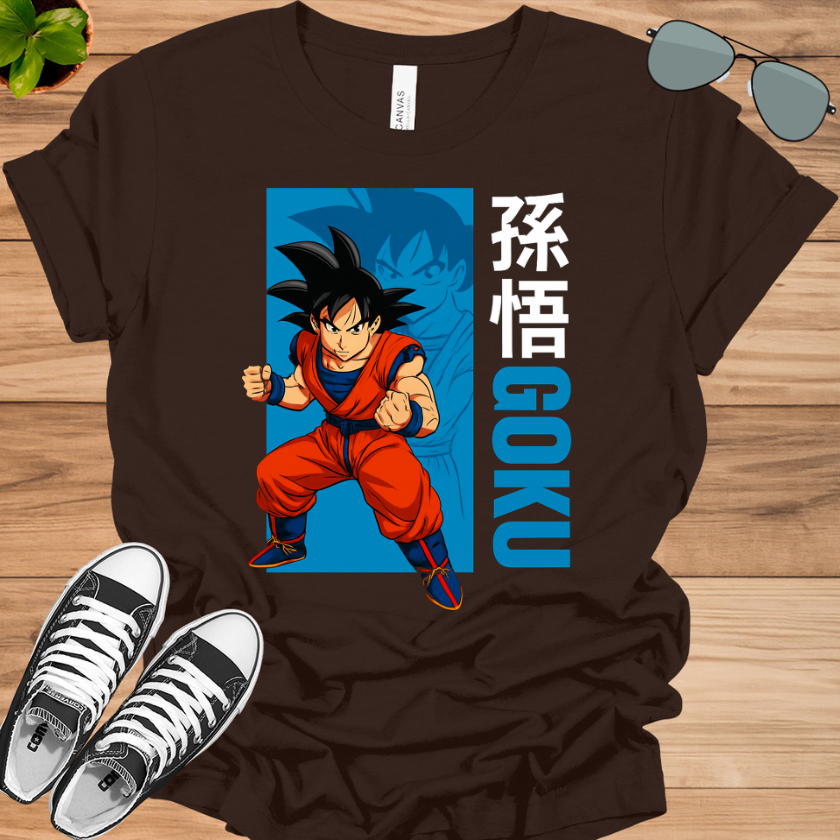 Dragon Ball Goku Kanji Black T-Shirt | Classic Anime Tee