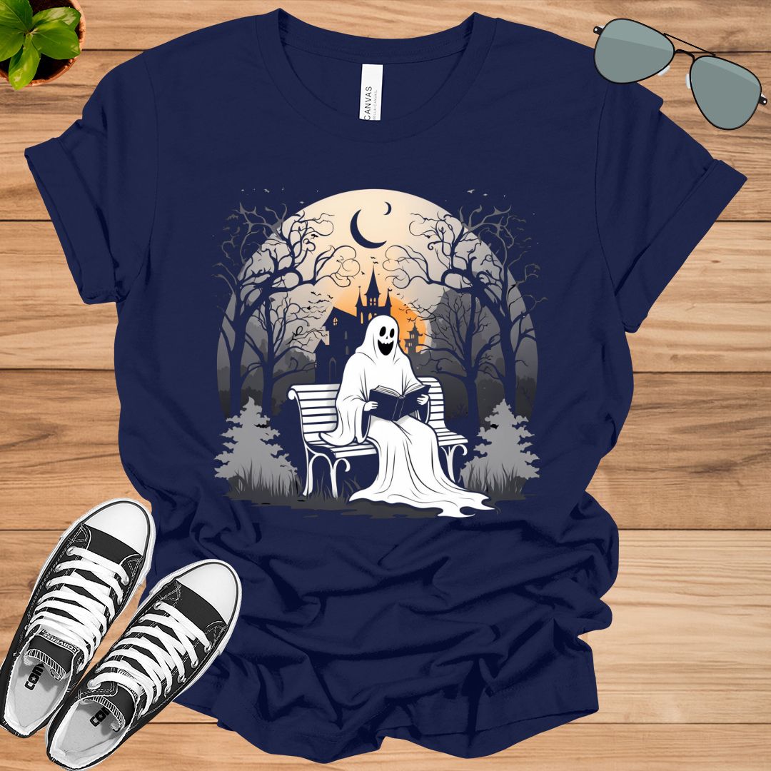 Comfort Colors Halloween Ghost Read In Peace Unisex t-shirt - tee1spread