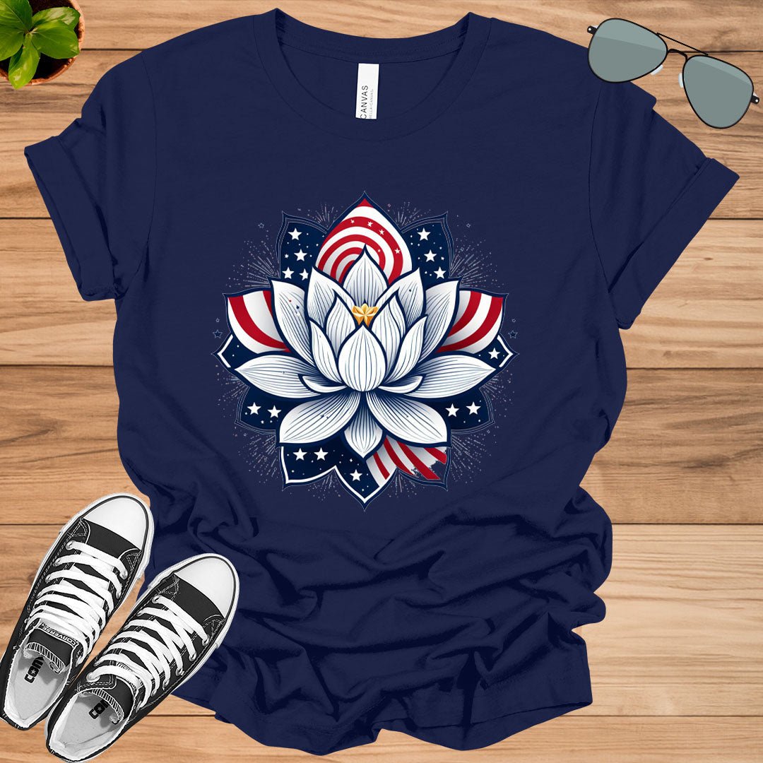 Lotus For Potus Shirt Vintage, Harris Shirt, Kamala Harris Shirt, Harris 2024, Kamala 2024 Shirts, 2024 Election, Vote For Harris, USA Flag Unisex t - shirt - tee1spread