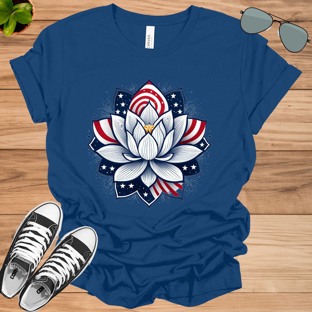 Lotus For Potus Shirt Vintage, Harris Shirt, Kamala Harris Shirt, Harris 2024, Kamala 2024 Shirts, 2024 Election, Vote For Harris, USA Flag Unisex t - shirt - tee1spread